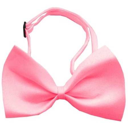 UNCONDITIONAL LOVE Plain Bubblegum Pink Bow Tie UN806715